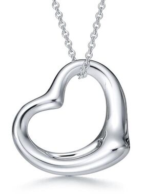 Authentic Tiffany Medium Open Heart Charm